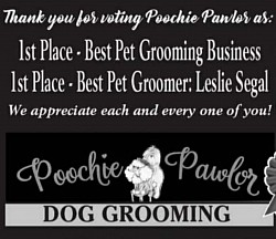 1st Best Grooming Business & 1st Place Best Groomer Since 2014!