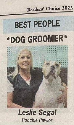 2023 Readers Choice 1st Place Best Groomer!